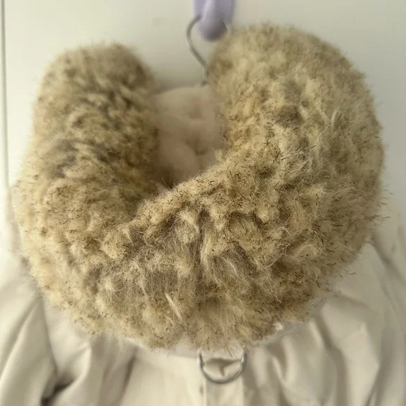 Zara Fur-Trimmed Long Winter Parka - Picture 9 of 12